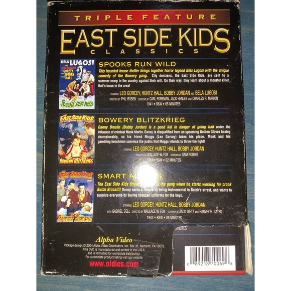 East Side Classics Triple Feature DVD - Picture 2 of 5